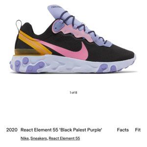 2020 React Element 55 'Black Palest Purple'